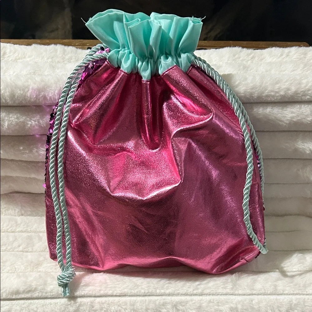 Sequin Drawstring Bag 🦄